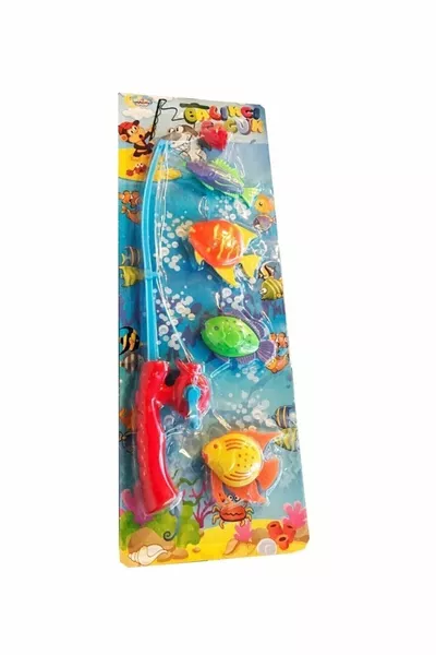 Magnetic Fish Catching Game Fisherboy Toy Fishing Rod Set