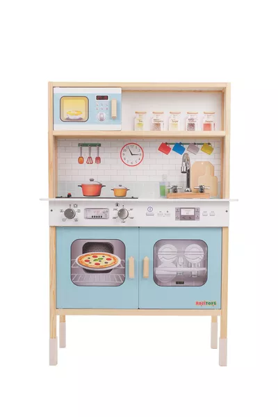 LED Wooden Toy Kitchen ~ Montessori Kitchen, Kids' Kitchen, Gift Rug 