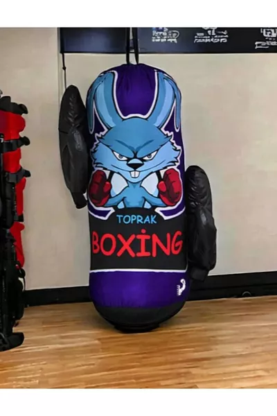 كيس ملاكمة للأطفال مع قفازات كهدية