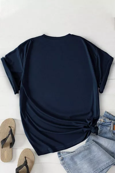 تيشيرت بطباعة قلوب للجنسين