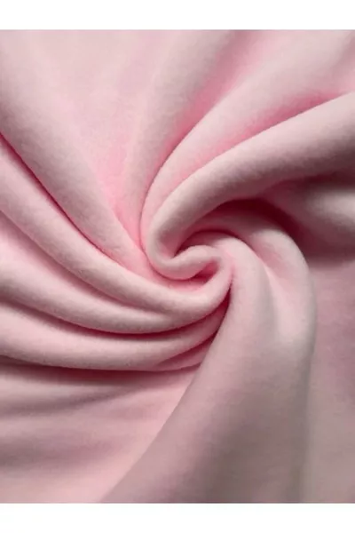 سويت شيرت وردي فاتح مقاس كبير للجنسين