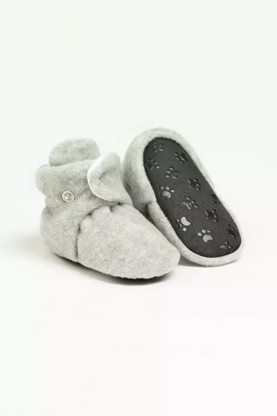 Противоскользящие тапочки с хлопковой подкладкой, не вызывающие потоотделения, с регулируемой застежкой на кнопках, домашние тапочки, детские пинетки