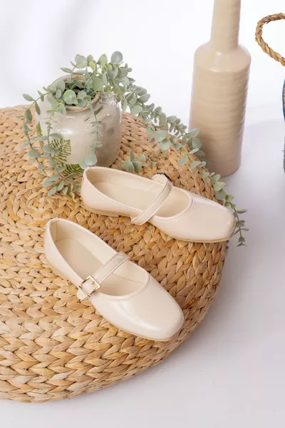  Tokalı Babet Günlük Kadın Ayakkabı Ev Babeti