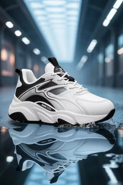 حذاء رياضي DS STORM أبيض وأسود للجنسين