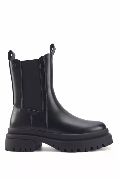 ASHLITA 3PR أسود حذاء تشيلسي نسائي