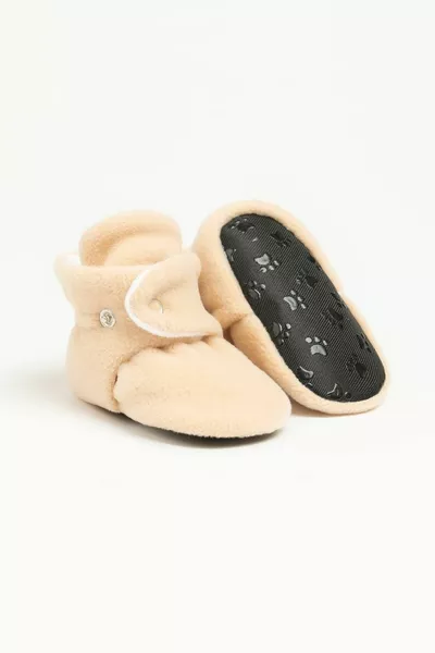 Rutschfeste Sohle, atmungsaktive Baumwollfütterung, verstellbarer Druckknopf, Hausschuh, Baby-Pantoffel