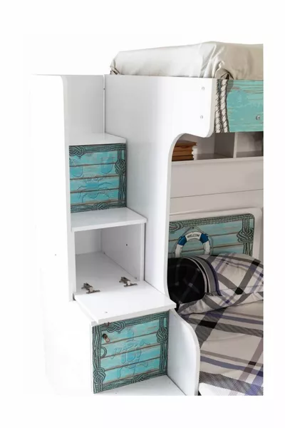 Stapelbed, Summer Stapelbed Kast Tafel