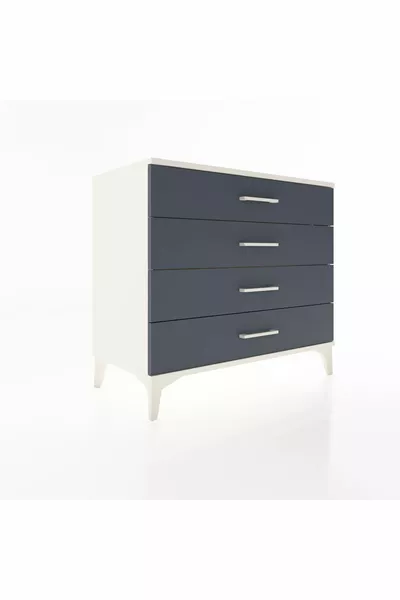 Hyperion Dresser 4 Drawers Moonstone-Anthracite
