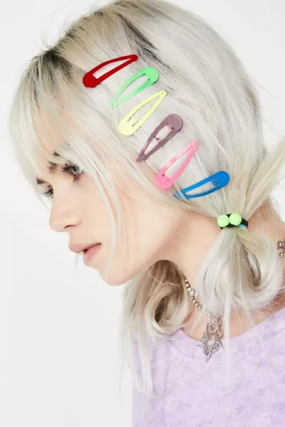 Набор из  пастельных заколок-кликер Rainbow