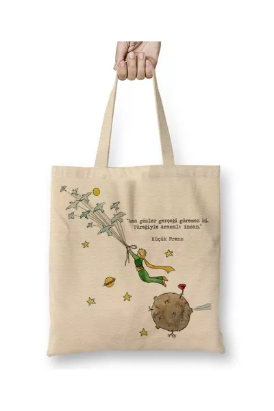Le Petit Prince Petit Prince  Sac en tissu à longue anse