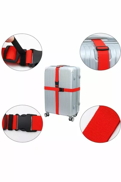 2 Piece Luggage Suitcase Security Strap