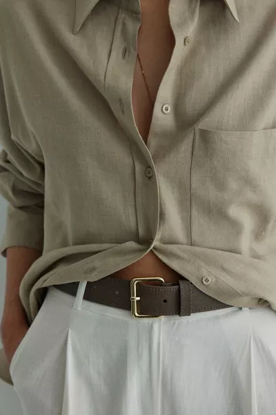 Ceinture à boucle Vizon Route Gold