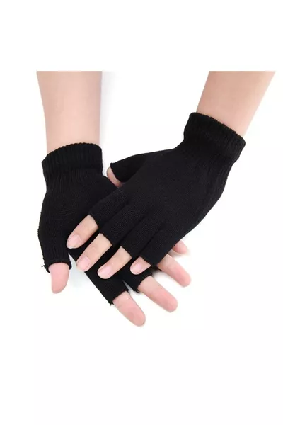 Gants sans doigts en Orlon pour femmes et hommes