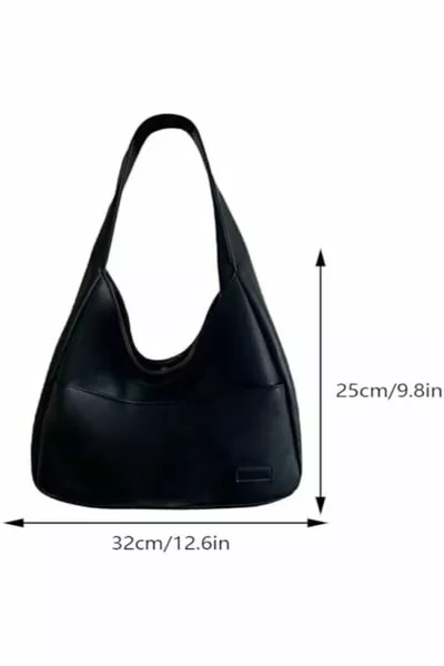 Damen Schultergurt Retro Tote Tasche