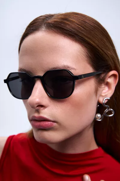 Sezar Black Black Sonnenbrille