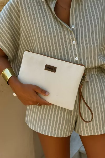 حقيبة كلاتش كانفاس نسائية