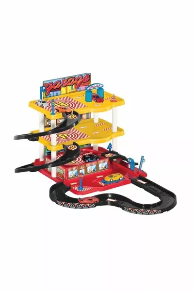 3-Story Garage Playset Toy Parking Lot