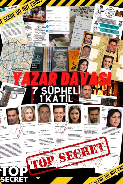 Gioco dell'Autore, Gioco del Detective, Gioco da Tavolo di Analisi del Crimine, Trovare il Colpevole, Gioco di Risoluzione dell'Omicidio