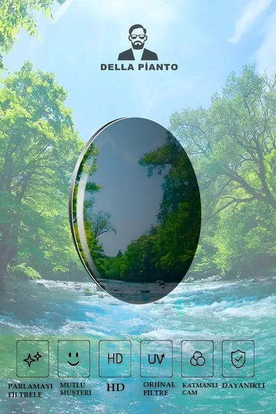 نظارات شمسية ثلاثية للجنسين باللون الأسود والبني والكريمي