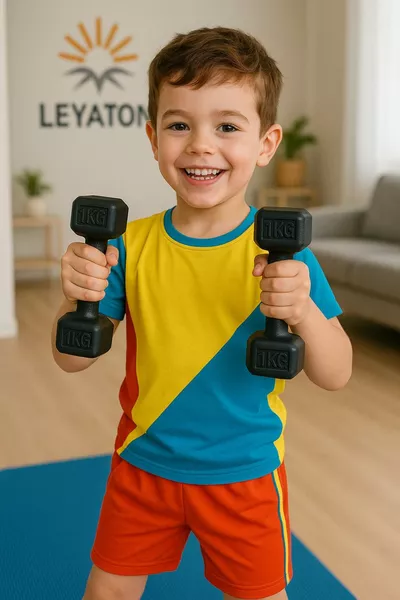 Sport 1kg x 2 Piece Dumbbell Set Black