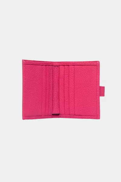  Genuine Leather Special Design Women's Men's Wallet Pink