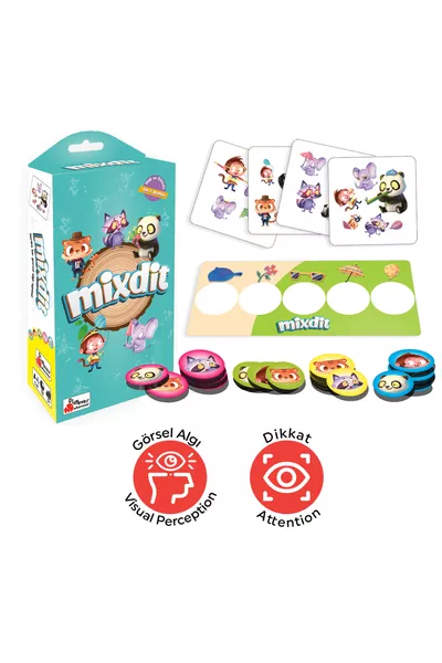 Mixdit, le jeu de société qui développe l'attention et la perception visuelle (3-6 ANS)
