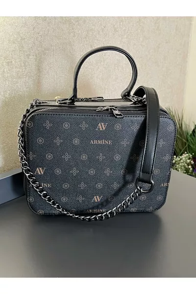 ARM..SB Armine Spezielle Farb-Kombination Lederarmtasche, entworfen als Hands- und Schultertasche