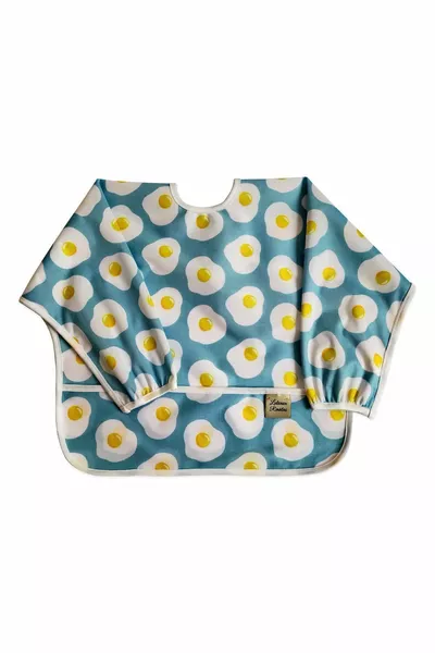 مريلة رضاعة بأكمام طويلة