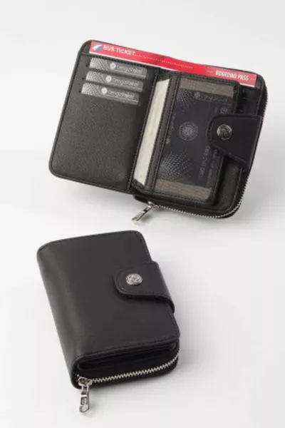 Малко черно дамско портмоне