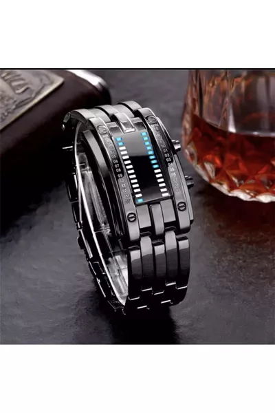 Montre-bracelet design Sewor Kasa avec lumière LED