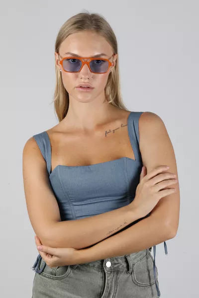 Ice Cube Sunglasses Orange
