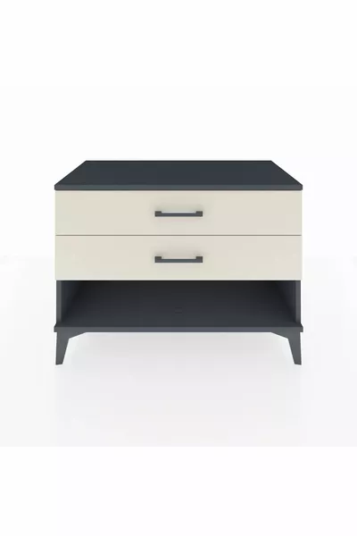 خزانة هايبريون بصندوقين باللون الأنثراسيت وحجر الآيا