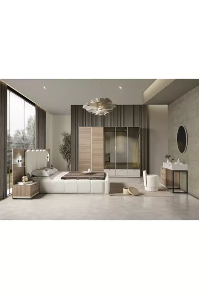 طقم غرفة نوم كوانتم بخمسة أبواب