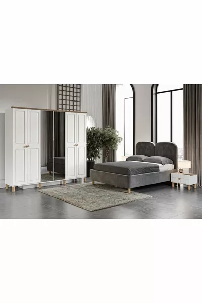 Almer Aynalı Yatak Odası Takımı