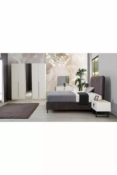 غرفة نوم لافينيا بقاعدة سرير - 5 أبواب