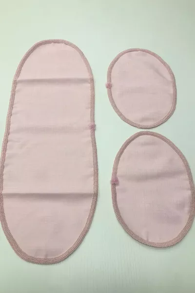 Embroidered Bedroom Set, 3 Pieces