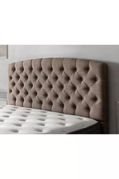 رأس سرير فردي أنجل باللون البني  سم ×  سم