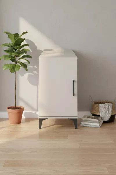 خزانة جوار أورورا بدرجين وواجهة واحدة من حجر القمر | أنيقة وعملية