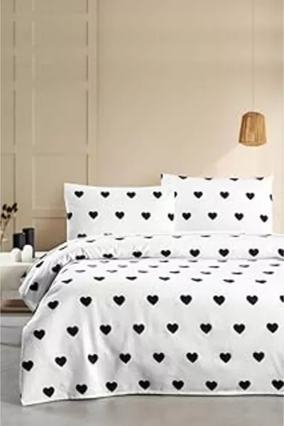 Mulberry Hamlet Hoeslaken Met Elastiek Dubbel Dekbedovertrek Zwart