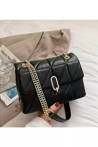 حقيبة كتف نسائية سوداء