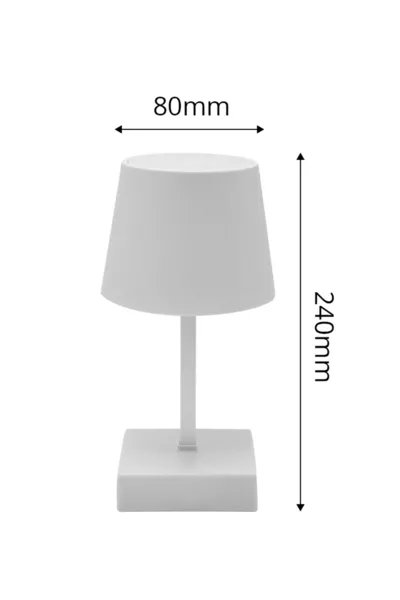  Сенсорная настольная лампа | Перезаряжаемая и регулируемая яркость, современный алюминий