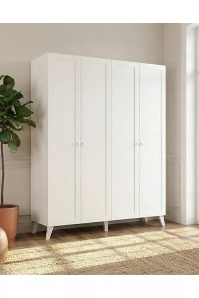 Maya Armadio con 4 Ante Bianco