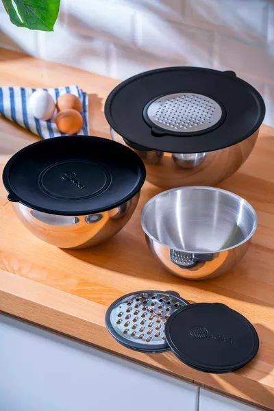 Karat 9-Piece Grated Mixing and Storage Bowl Set ( cm)