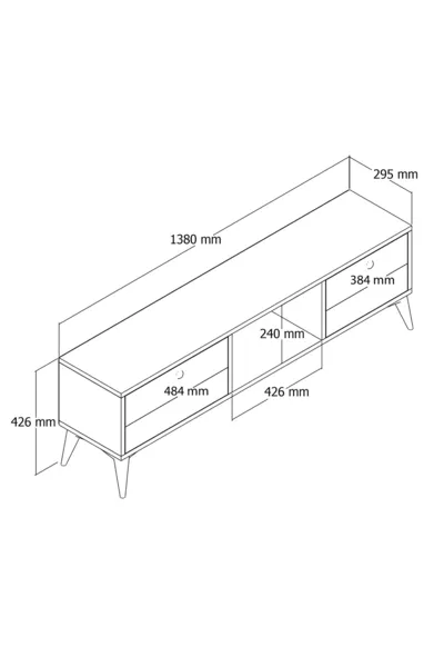  Serenat Meuble TV  cm Lidya