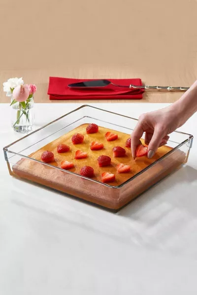 Premium Borcam Large Square Tray   cc