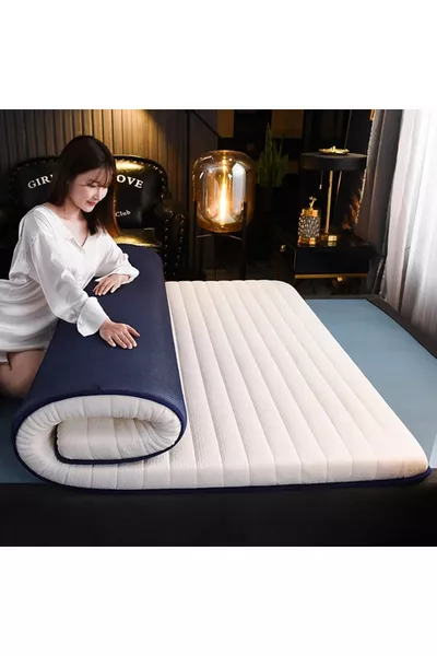 Двойно ортопедично легло с матрак и подложка