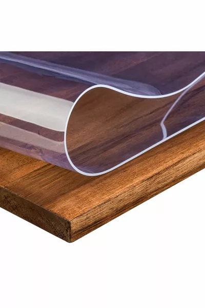 Transparent Tablecloth PVC Transparent Thick Tablecloth 1.4mm Table Protector All Sizes