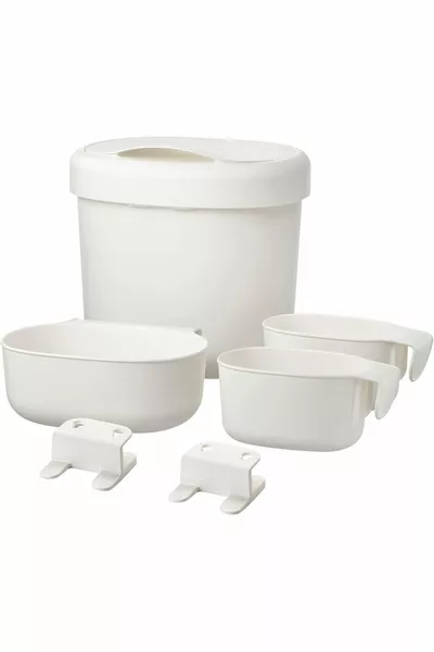 ÖNSKLIG grote manden set van 4, wit