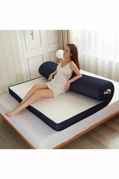 Letto pieghevole matrimoniale con materasso in schiuma funzionale cm