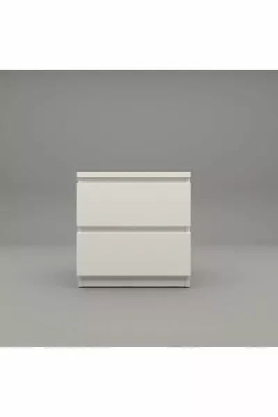 Umut Beyaz  cm Komodin 2 Çekmeceli